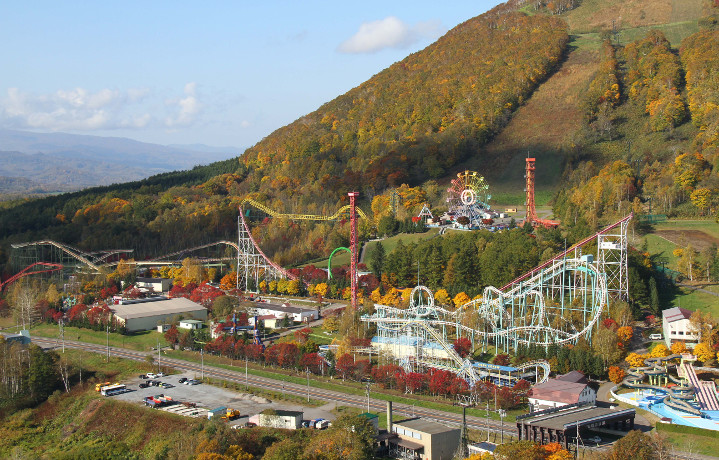 北海道最大級の遊園地「ルスツリゾート遊園地」